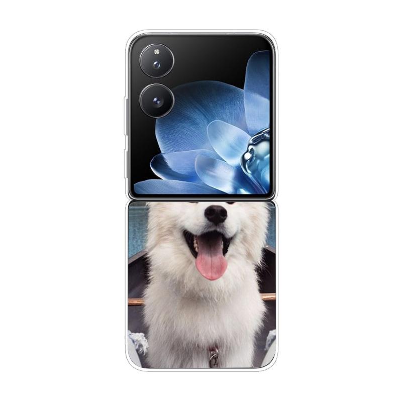 Hard PC Cover For Xiaomi Mix Flip ShockProof Phone Case For Mi Mix Flip 5G Ultra-Thin Back Clear MixFlip Shell Cover Coque Funda