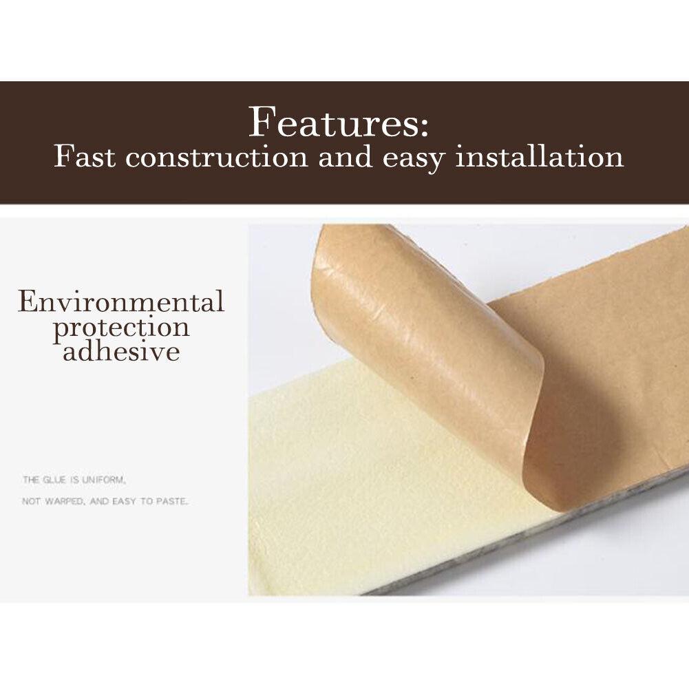 230cm 3D Wall Sticker DIY Decorate Wall Door Frame TV Background Wall Cabinets 3D Embossing Sticker Self Adhesive Decoration