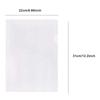 60pcs Reuable Clear File Folder Et L-haped Leer/A4 Organizer for Home Chool and Office Durable Tranparent Plic 8. 66x12. 2in