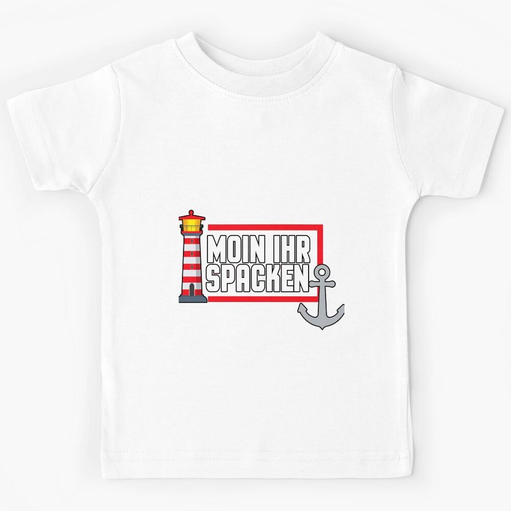 Moin ihr Spacken Funny North German Plattdeutsch Kids T-Shirt 120