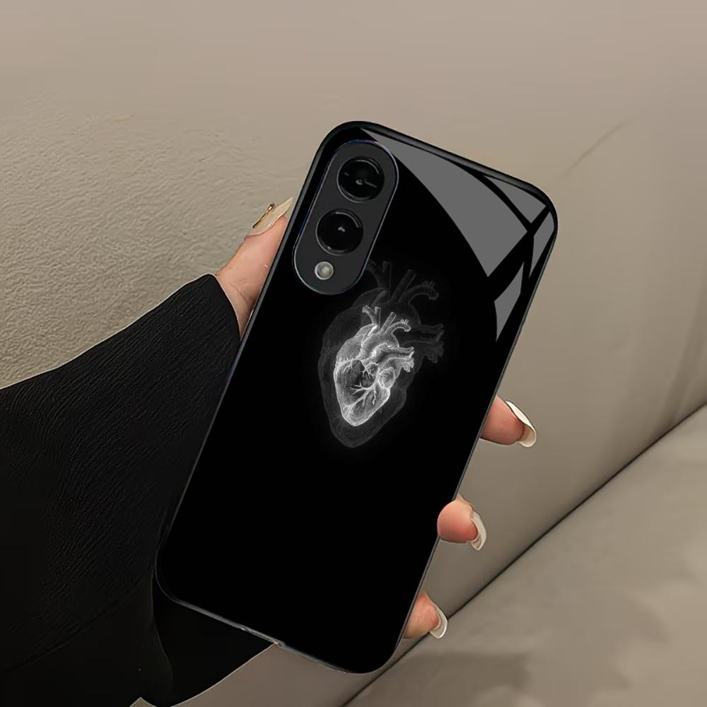 

Pattern Luminous Heart PhoneCase Glass PhoneCase for Samsung Galaxy S26 S25 S24 S23 S22 S21 FE,Ultra,Plus Dropresistant GalaxyS25