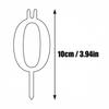 10pcs/set, Number Candle Holder Decor, Numbered Aluminum Birthday Cake Candle Holder Set, Silver, Gifts, Candleholders