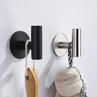 Badezimmer Einzelhaken Kleiderhaken Free Punch Wandbehang Klebriger Haken
