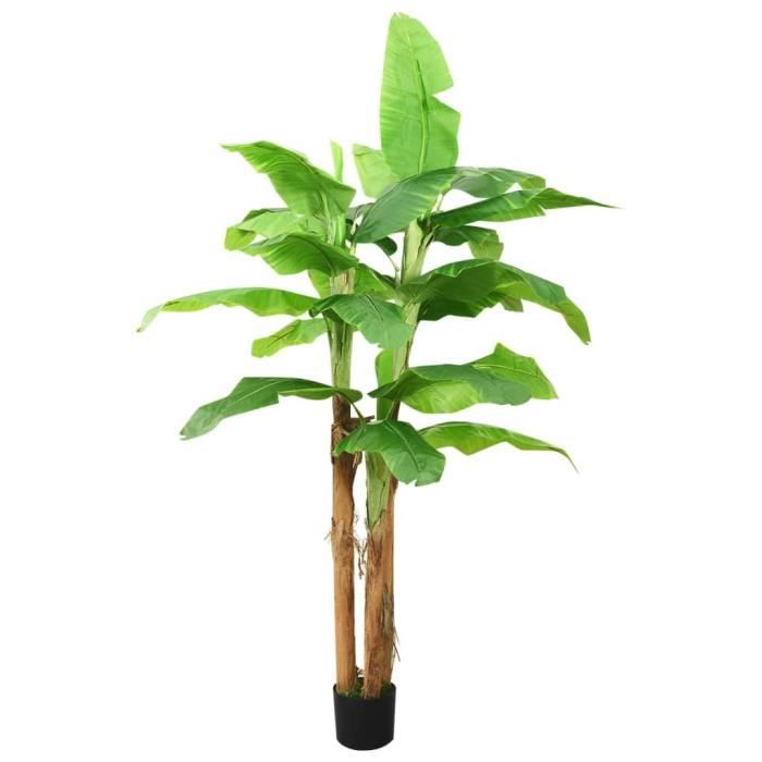 VidaXL Bananier artificiel avec pot 285 cm Vert