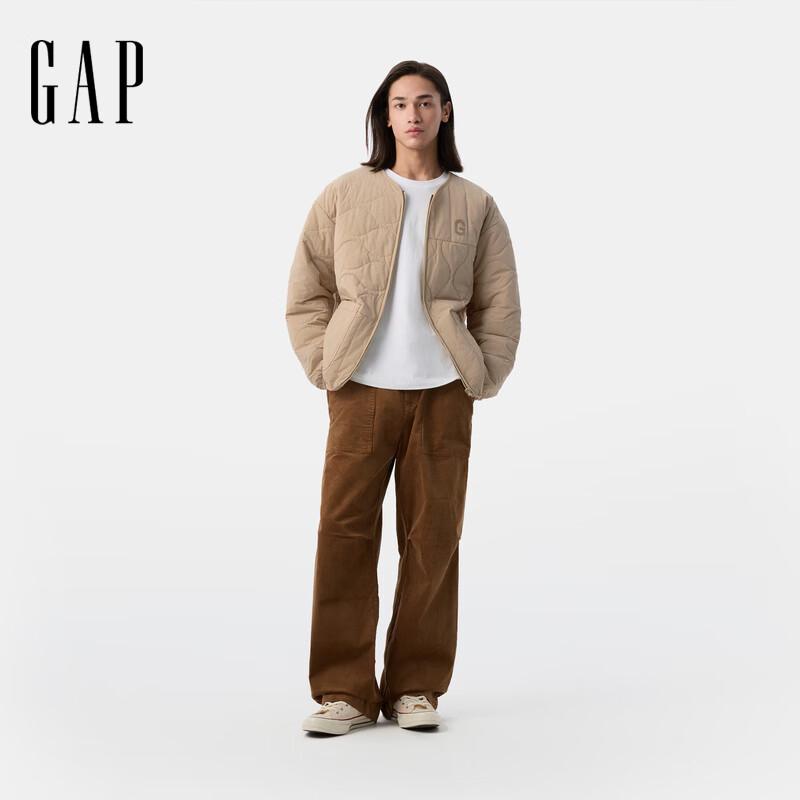 

Gap Men s Big G Embroidery Wave Quilted Jacket XL