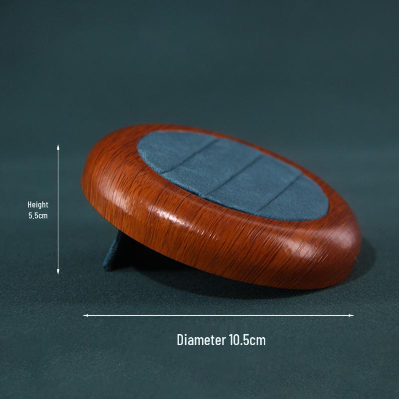 

Wood Grain Microfiber Velvet Jewelry Display and Storage Tray