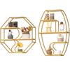 Iron Wall Shelves Simple Wall Storage Display Shelf Books Corner Living Room Organizer Room Decorations Interior Accessories