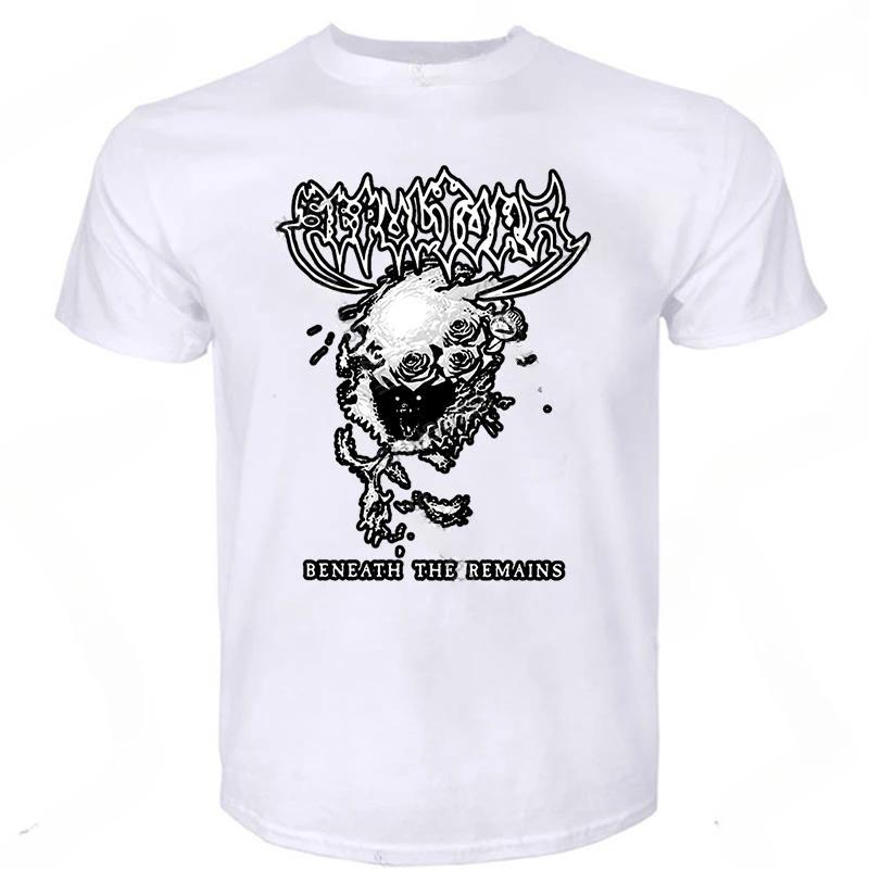 sleeve high quality tees tops Sepultura Beneath The Remains tee-shirt unisex t-shirts MensT shirt short