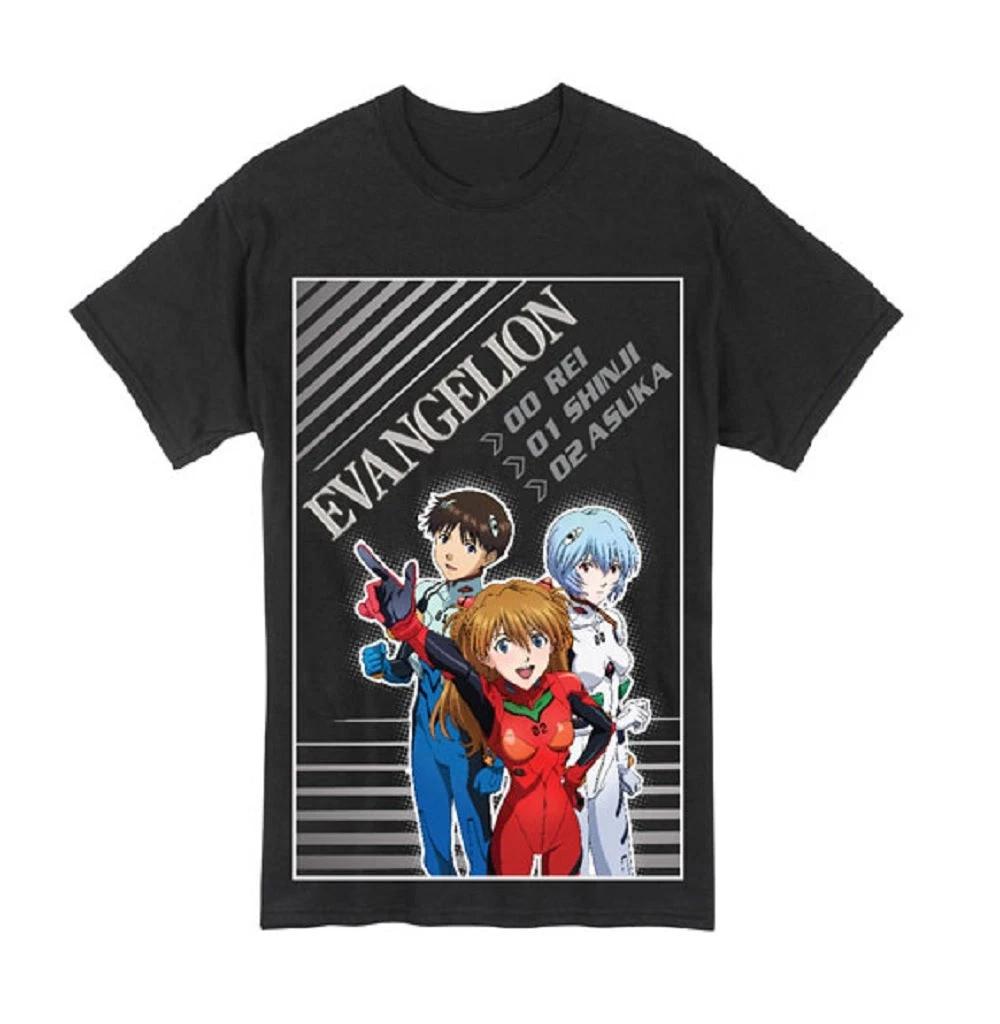 Neon Genesis Evangelion Movie Group Adult T-Shirt XXL