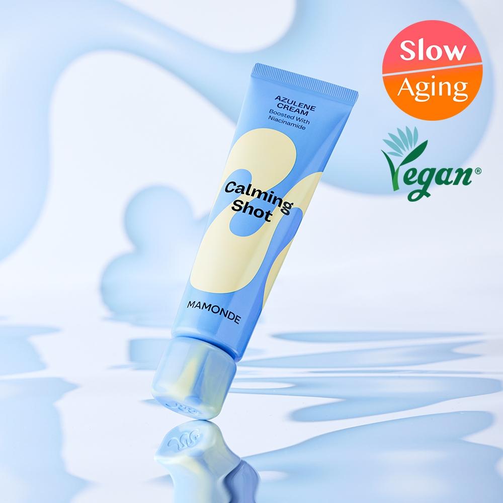 Mamonde [trace Calming] Mamonde Calming Shot Azulene Cream 60ml Single Special [Project] Azulene cream 30ml gift
