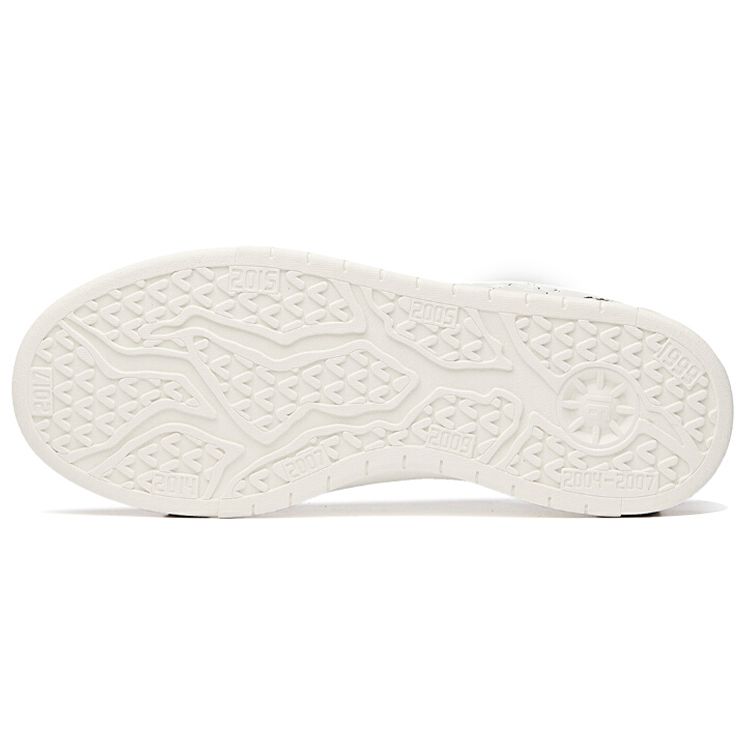 Anta Lifestyle Series Fashion Low-Top Skate Shoes Women Sneakers White Black Orange 122038061-3