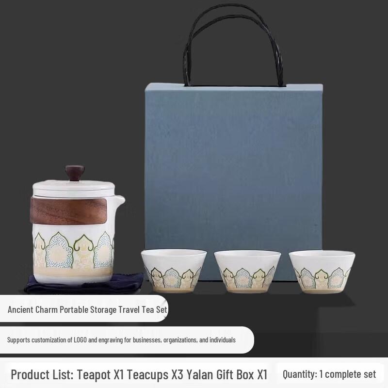 Yuluo Portable Ceramic Travel Tea Set