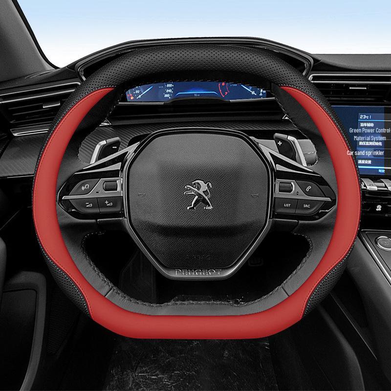 Ultradünne, rutschfeste Lenkradabdeckung für Peugeot 408X, 308, 301, 508, 3008 - Ganzjahres
