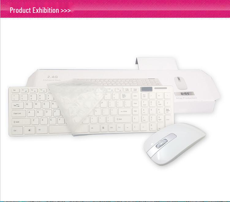 Wireless Silent Keyboard & Mouse Combo for Desktop & Laptop