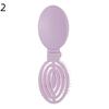 2 In1 Portable Folding Hair Comb With Mirror, Lightweight & Travel-Friendly Perfect Gift For Women & Girls