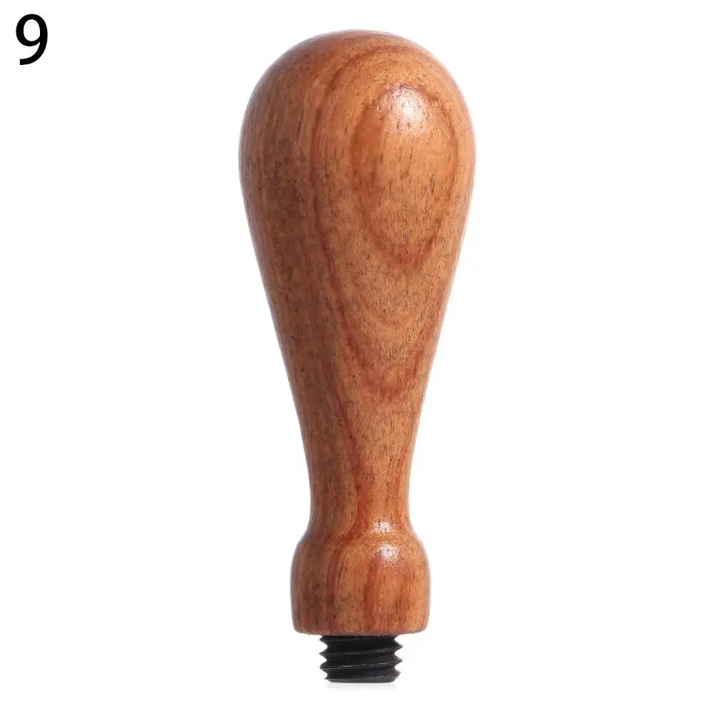 1Pc Wood Handle Wax Seal Stamp Accessories Portable Mini Diy Seal Tool Retro Wood Color Just Handles Post Gifts Decorative