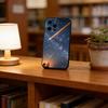 Meteors in the Night Sky Phone Case For iPhone 17, 16,15,14,13,12,11 Plus,Pro Max, Others Soft Black Cover