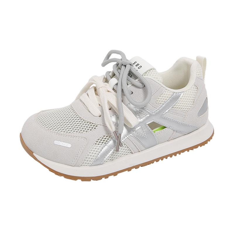 2025 Spring and Summer Lace-up New Foot Small German Training Lightweight Soft-soled Shoes Female Leisure Student Sports Forrest Gump Shoes