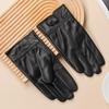 Gants homme en agneau à écran tactile italien