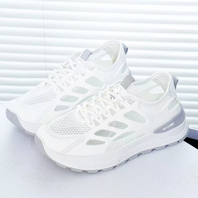 Sommer Damen Schuhe neue atmungsaktive Mesh-Schuhe Kinder Koreanische Version vielseitige kleine weiße Schuhe Plateau Sportschuhe lässige Dad-Schuhe Damen