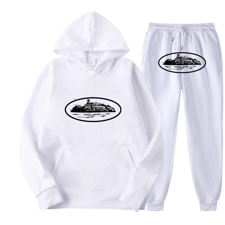 Trendy Street Loose Hoodie Set Brand Hip Hop Skateboarding Casual Men s XL