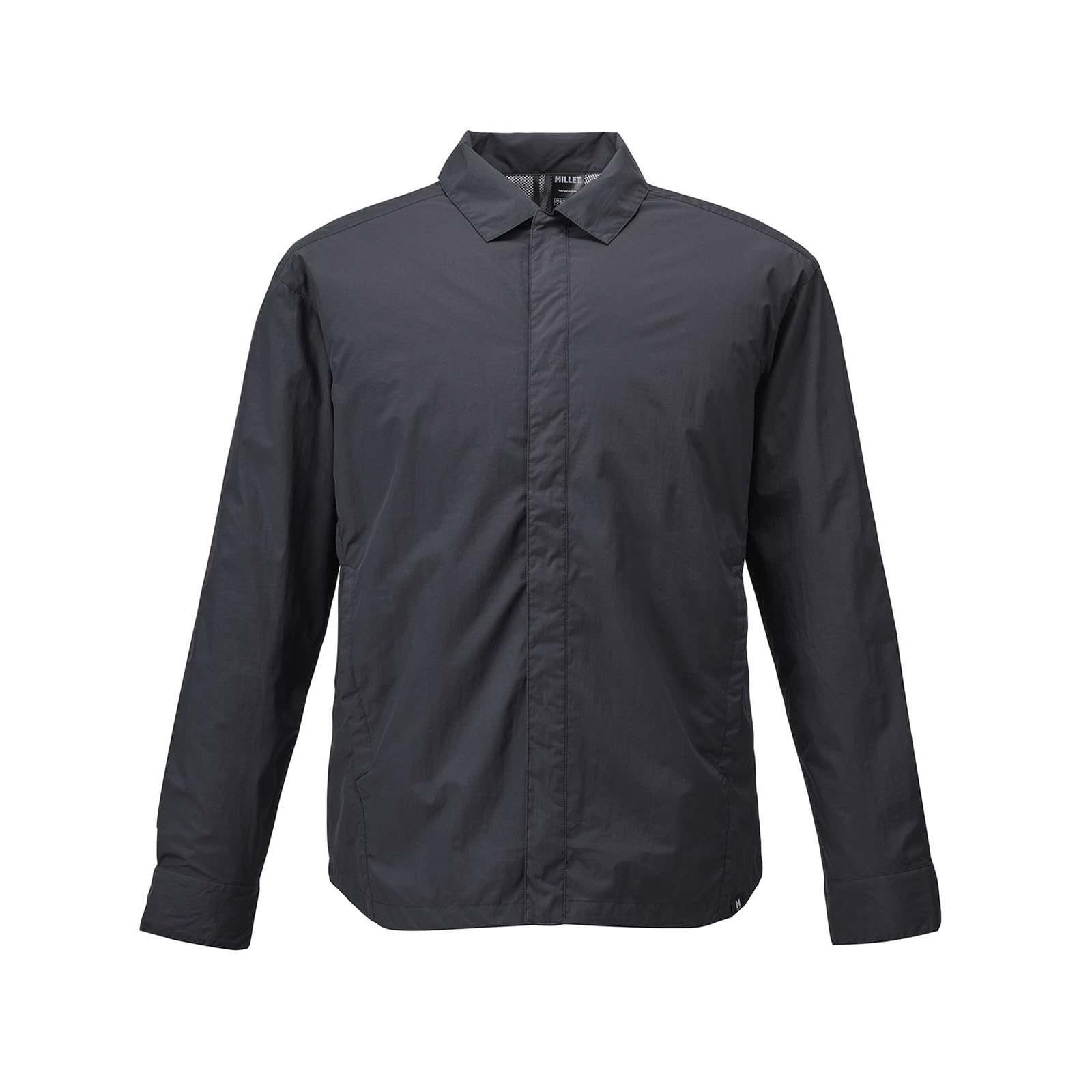 

Light Shell Breeze Barrier Shirt Jacket BREATHEBARRIER SHIRT JKT M New [Millet] Men s Logo_Black-Noir
