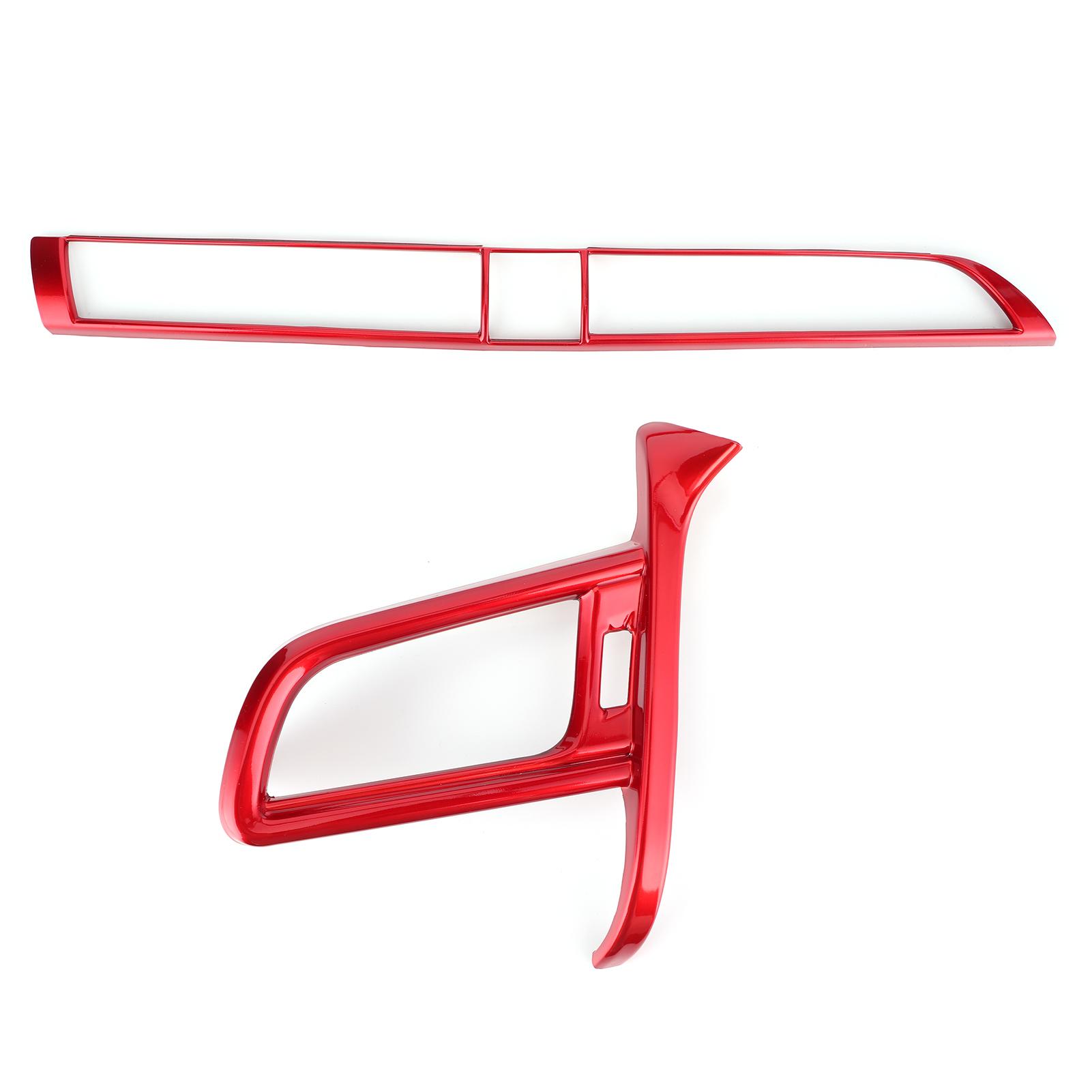 

Левая панель приборов, центральная рамка панели воздуховода, красная декоративная накладка, подходит для Camry 20182020