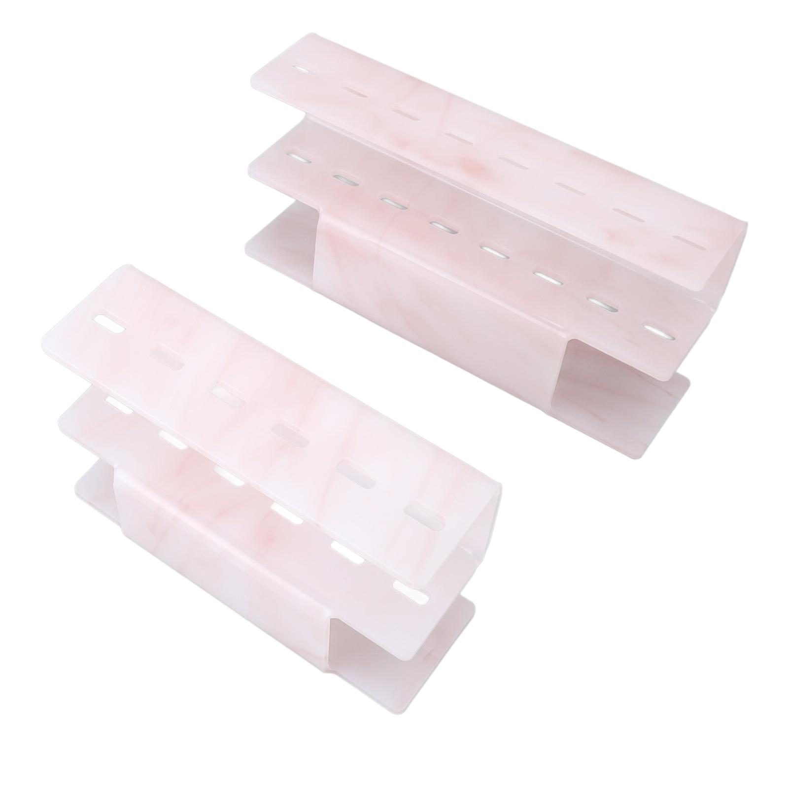 

2 шт., стойка-органайзер для пинцетов, 6 и 8 отверстий, пластиковая подставка для хранения пинцетов для салонов красоты