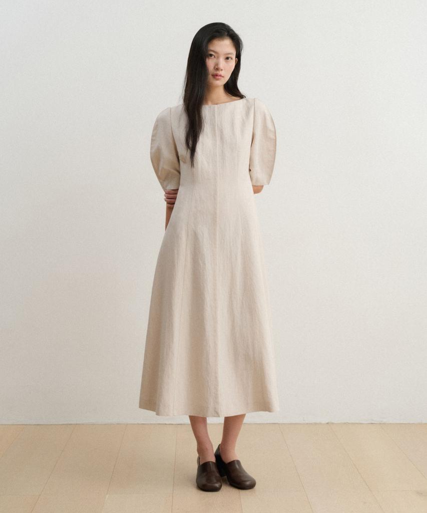 TOWAV Nui Volume Dress_Ecru