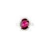 Pink Rubellite Gemstone 925 Sterling Silver Jewelry Handmade Ring For Women Gift RR-28-10