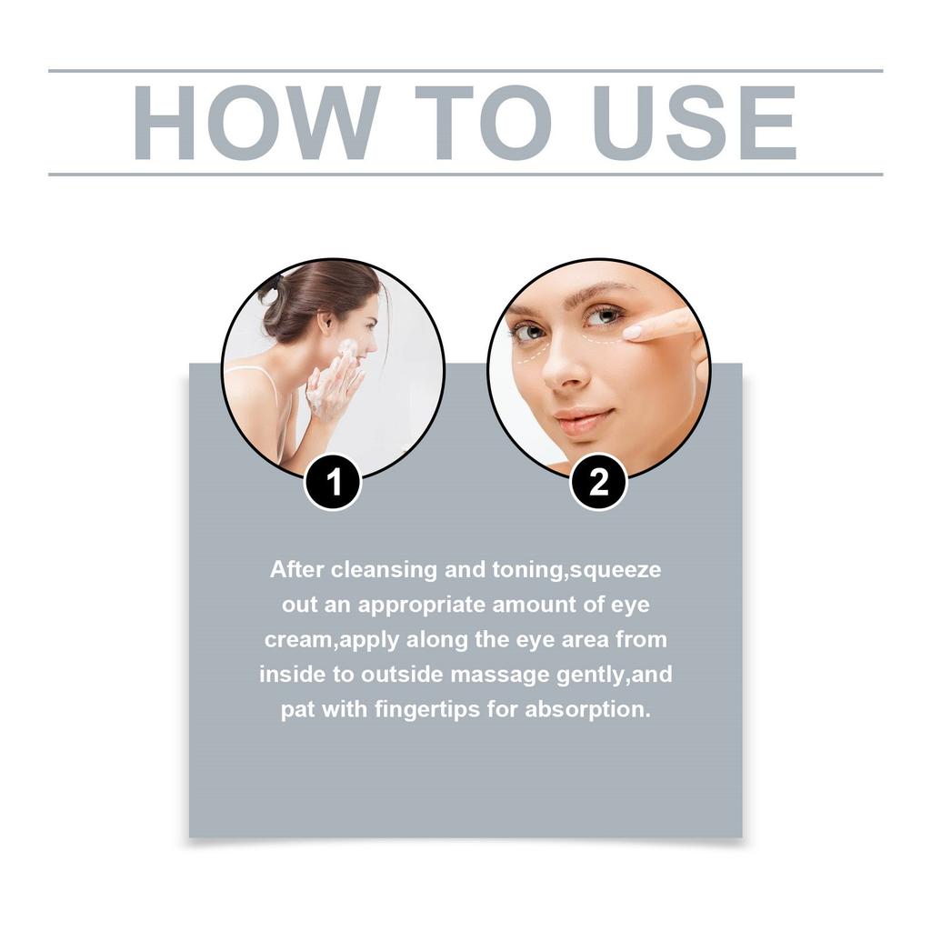 Instant Eye Tightener Cream Eye Cream Hydrates And Moisturizes Eye Skin Hydrating Face Cream Refreshing And Moisturizing 20ml
