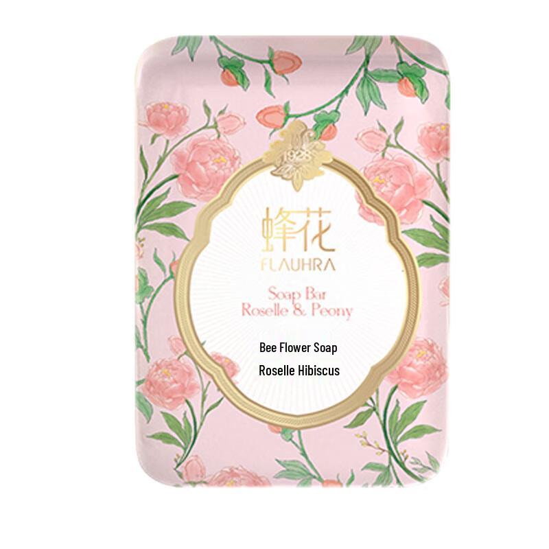 Bee & Flower Roselle Peony Soap Bar