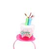 Birthday Cake Shaped Hair Hoop Birthday Decoration Birthday Cake Headband Happy Birthday Headband