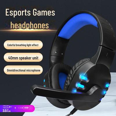 A68 Kabelgebundenes leuchtendes Gaming-Headset mit sattem Bass für E-Sport und Gaming-Werbung