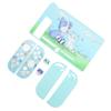 Gaming Console Protective Case Soft Cover Grip Protector for Switch Blue Cat Purple Dog Pattern