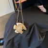 Women Goldfish Shoulder Bag Little Fish Shape Trendy Crossbody Bag Mini Cute Purse Party Shopping Commute Lipstick Bag