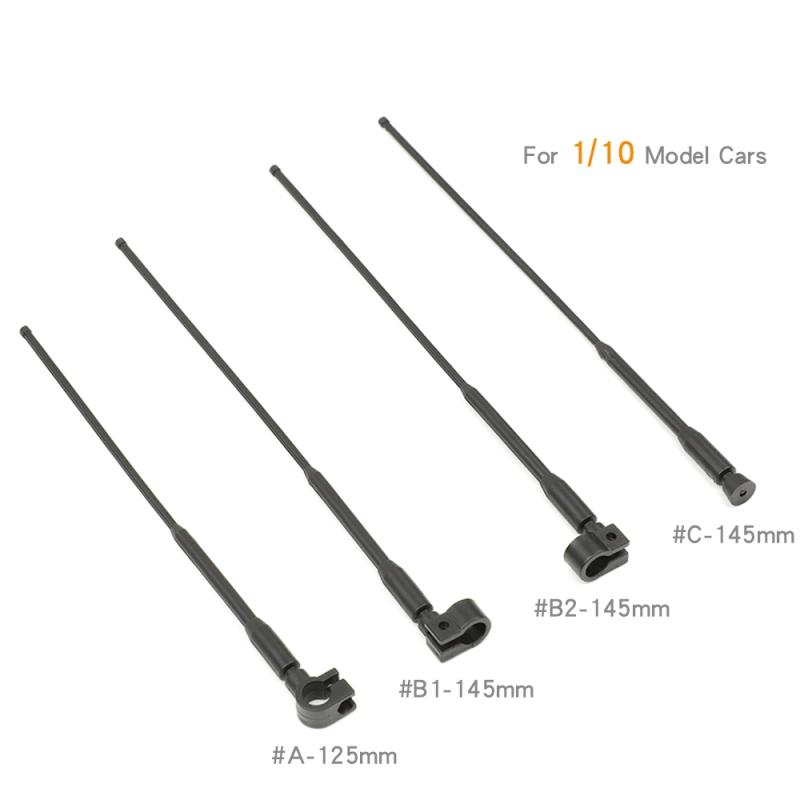 High Quality Black Simulated Antenna Aerial Decoration Signal Pole For 1/12 1/18 1/10 1/8 RC Car Crawler TRX4m MN168 MN-222 MN82 Mn99s UDR