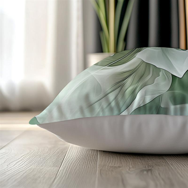 Green Watercolor Flowers Decorative Cushions Pillowcase Cushion Cover Throw Pillow Sofa Decoration Pillowcover Home Decor