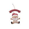 Christmas Party Decorations Kids Gift Hanging Drop Ornaments Christmas Wooden Pendants Ornaments for