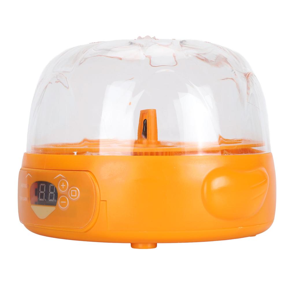 Incubator automat de ouă cu 6 ouă, Temperatură și umiditate, Afișaj LED, Zgomot redus, Răsucire automată a ouălor, Ou
