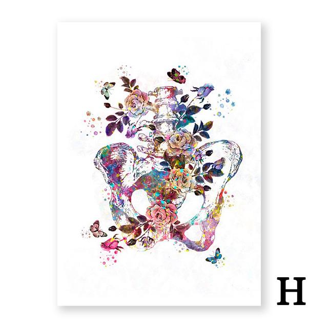 Dentistry Wall Art Canvas Graffiti Paintings Modern Decorative Prints for Wall Posters and Prints for Living Room Home Decor No Frame