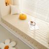 French Retro Pure Cotton Fabric Bay Window Mat Bedroom Balcony Window Sill Card Seat Non-Slip Mat Tatami Mat Sofa Cushion