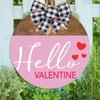 Happy Romantic Atmosphere Valentine's Day Hanging Ornaments  Porch Signs Outdoor Large