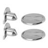 2Pcs Floor Door Stopper Zinc Alloy Rustproof Strong Magnet Simple Magnetic Door Stop for Bedroom