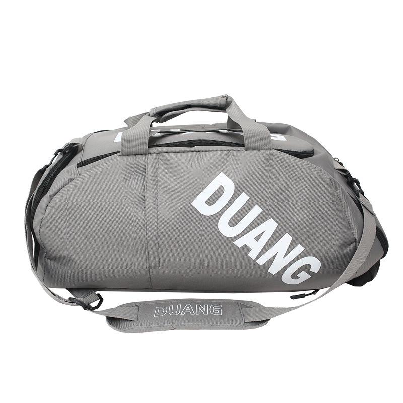 

Lightweight Large Capacity Travel Bag with Wet/Dry Separation for Short Trips and Sports сірий колір