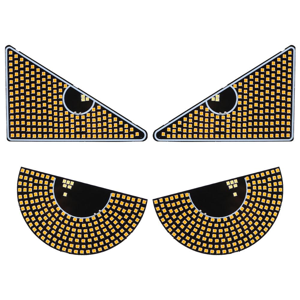 Car Windshield Glow Flexible LED LED Signal Lights Flashing LED Decoration Light Panel Devil Eyes Light For Car Windshield USB