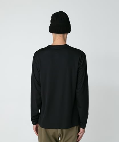 Snow Peak Pe Power Dry Long Sleeve T-Shirt, Size MBLACKSW-25SU012, Perfect for Festivals, Camping, and Outdoor Activities