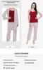 Summer 2026 Floral Women's Pajamas Three-Piece Set Long Sleeve – Wearable Outdoors, In Stock