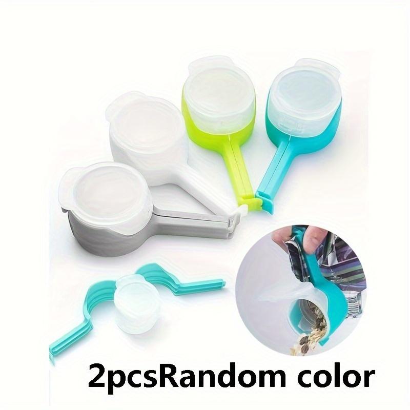 2/3pcs Set Random Color Snack Seal Clip Freshness Seal Clip With Flip Mouth Plastic Bag Sealer Snack Storage Bag Clip Food Freshness 2pcs random color
