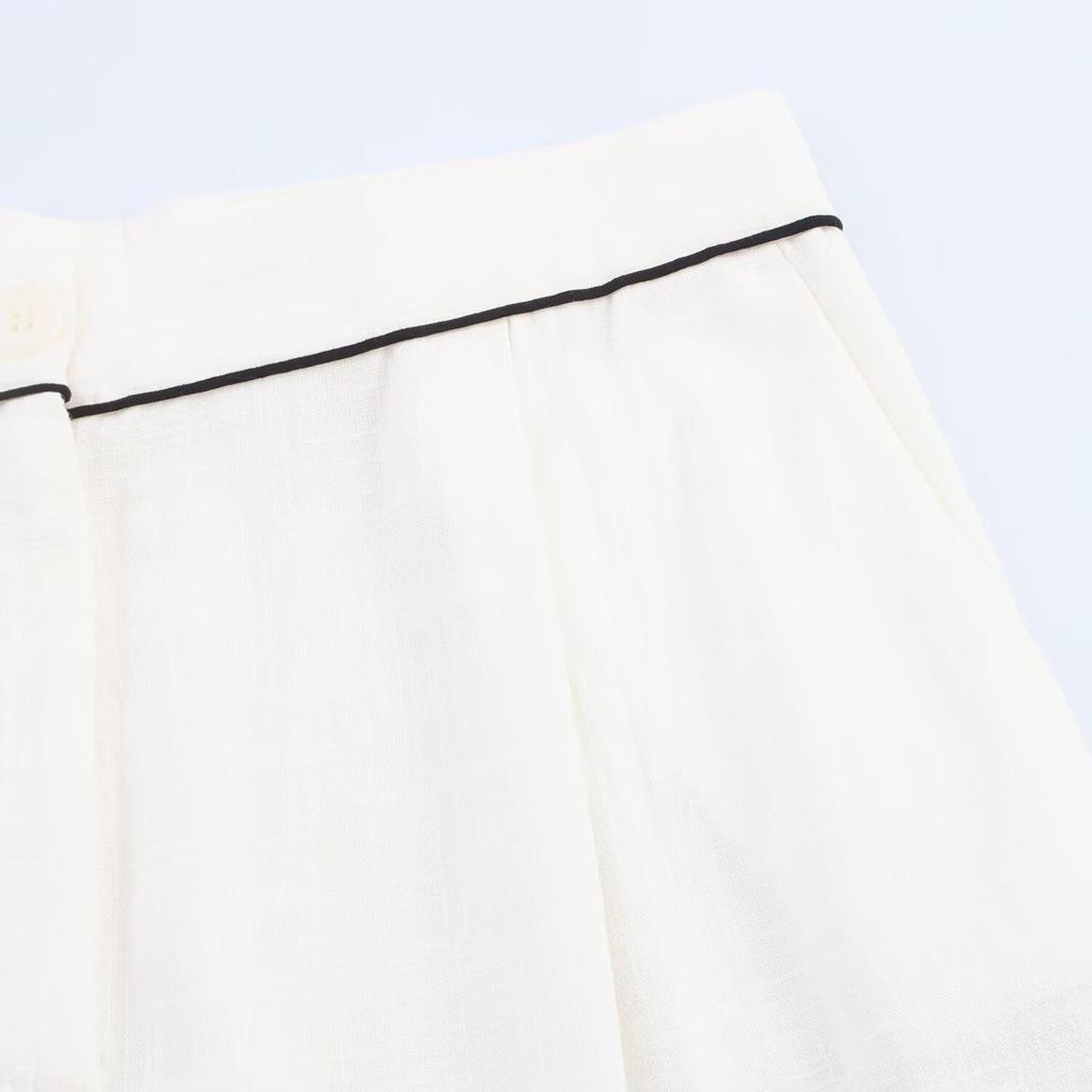 2025 Summer Women's European & American Style Double-Breasted Jacket with Casual Long Pants